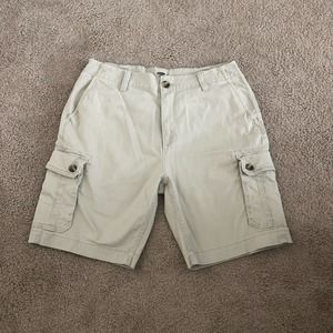 🌴 men’s Old Navy Beige Cargo Shorts Size 34